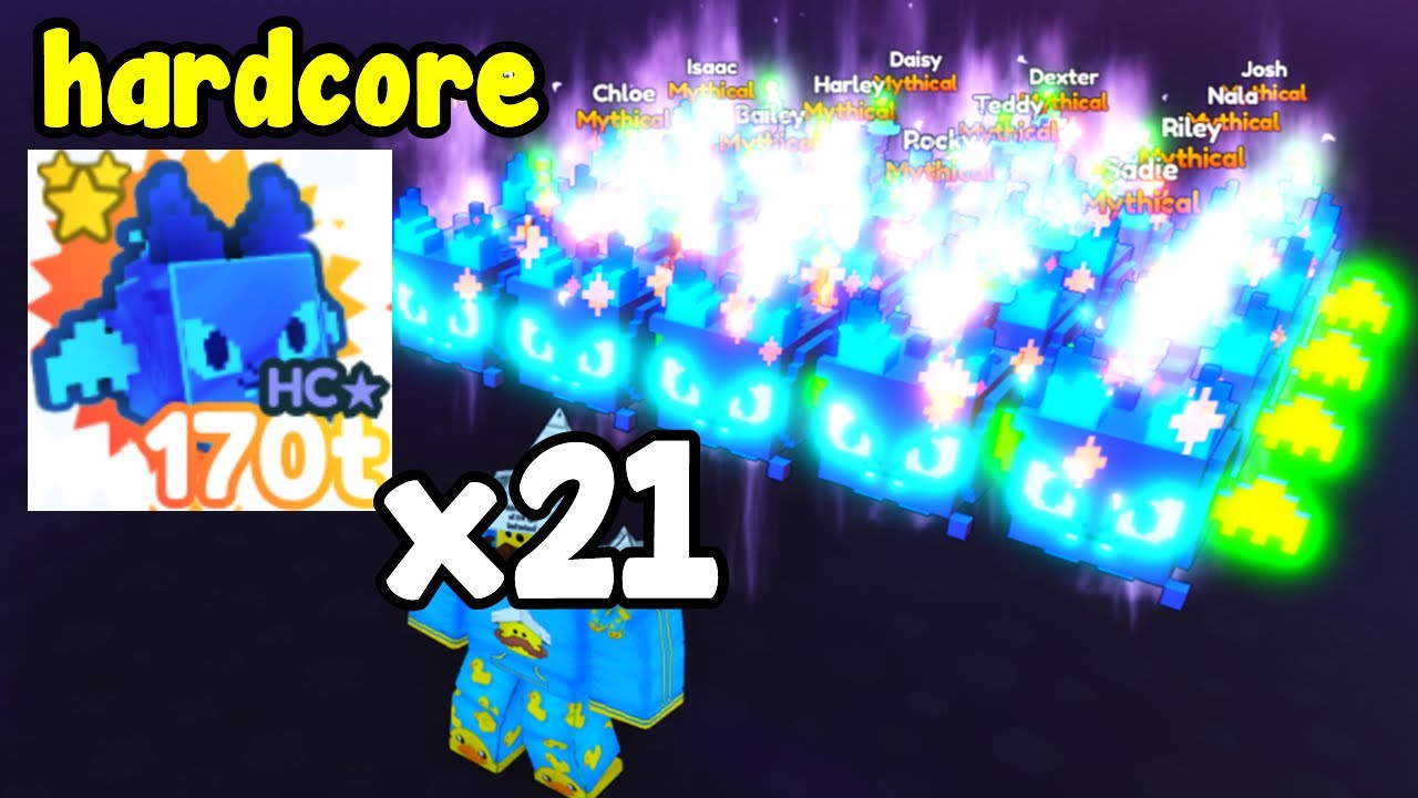 Got Full Team Of Hardcore Dark Matter Pixel Demon! - Pet Simulator X