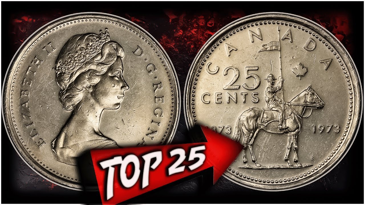 ТОП-25 ДЕНЕГ ПОЧЕТВРАТИТЕЛЯ - САМЫЕ ЦЕННЫЕ КАНАДСКИЕ 25-ЦЕНТОВЫЕ МОНЕТЫ!!