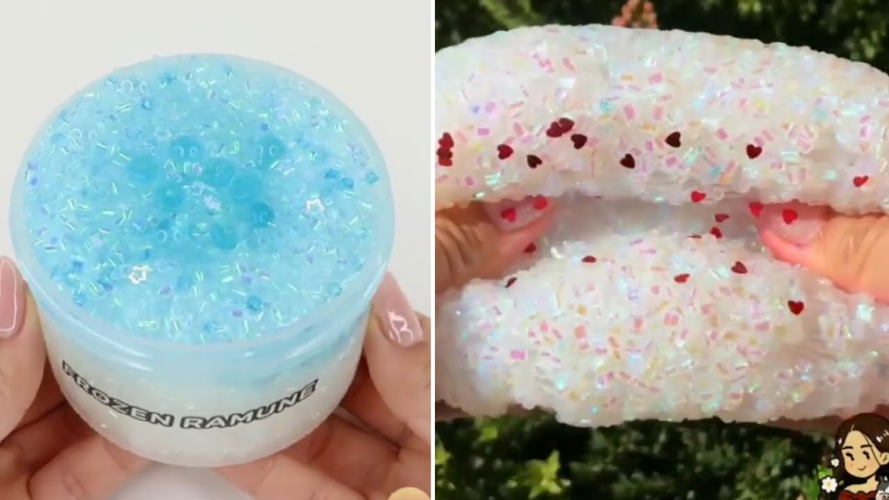 Crunchy Bingsu slime ASMR Compilation