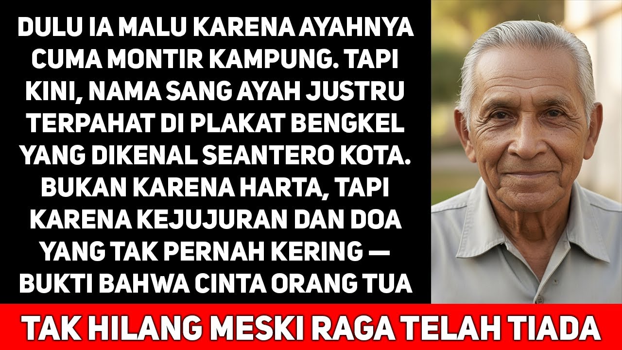“Ayah.. Kamu Cuma Tukang Bengkel, Jangan Maluin Aku di Acara Nikahanku!”