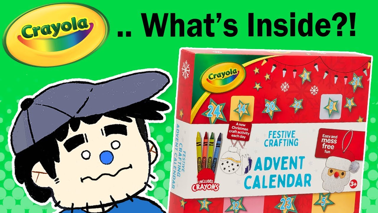Адвент-календарь CRAYOLA: что на самом деле внутри...??