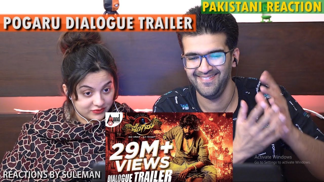 Pakistani Couple Reacts To Pogaru Trailer | Dhruva Sarja