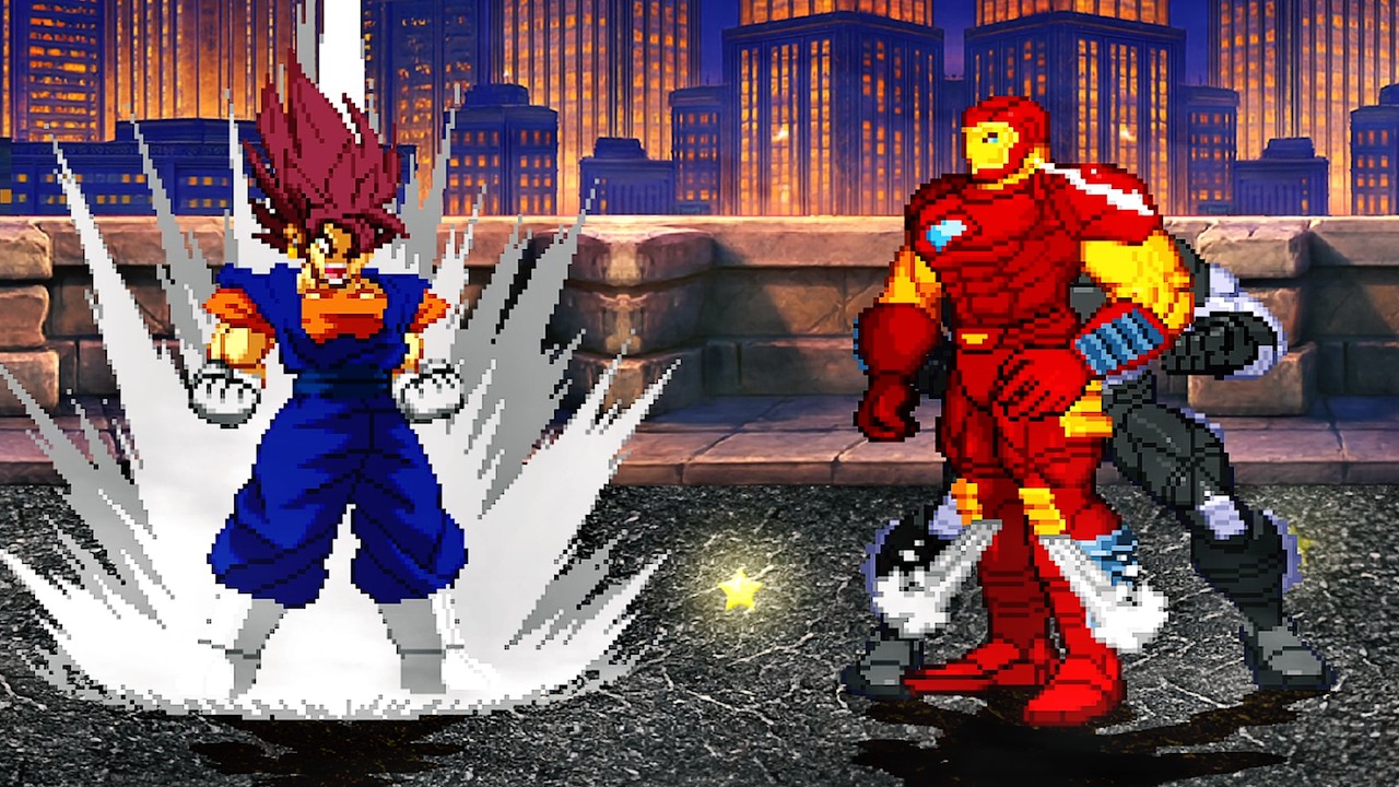 Vegito Vs. IronMan and WarMachine - Overwhelming Odds