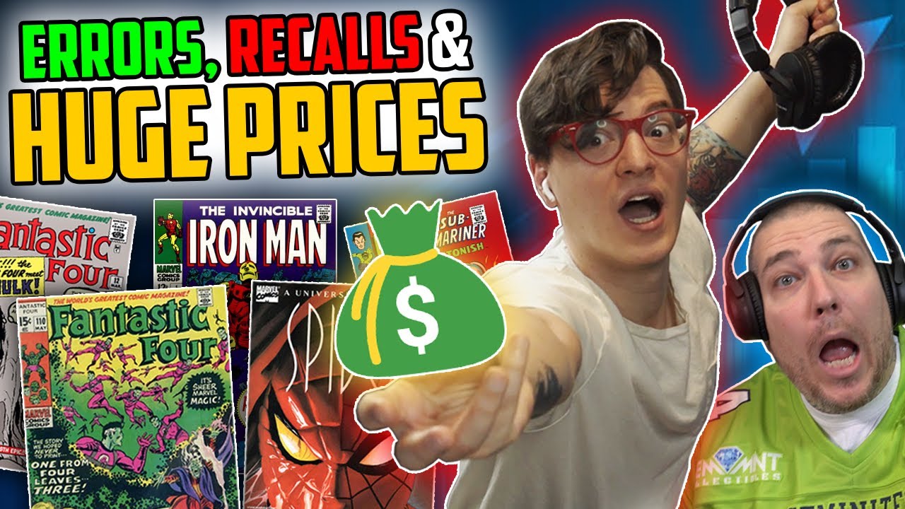 The RAREST Error & Recalled Comic Books Rising in Price! | Hot10 Runners Up List ft. GemMint