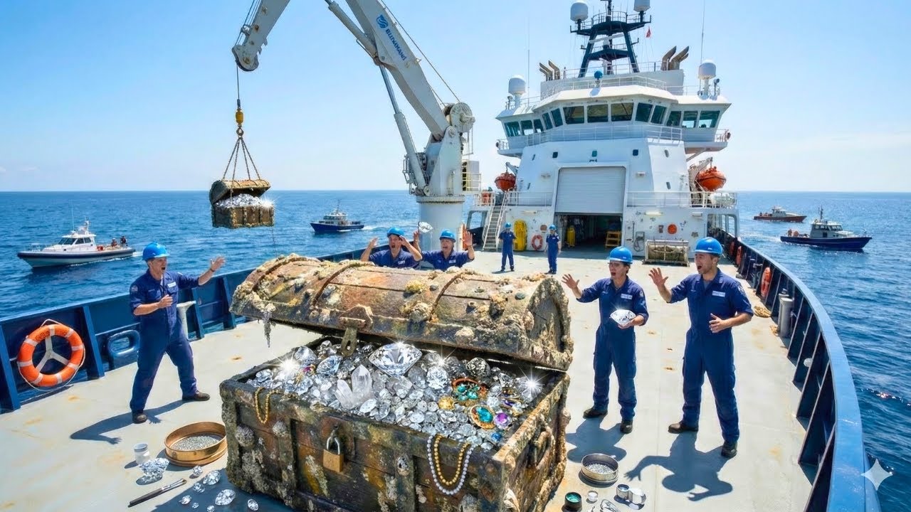 $7.8 Billion Treasure Recovery of Diamonds From the Ocean Floor
