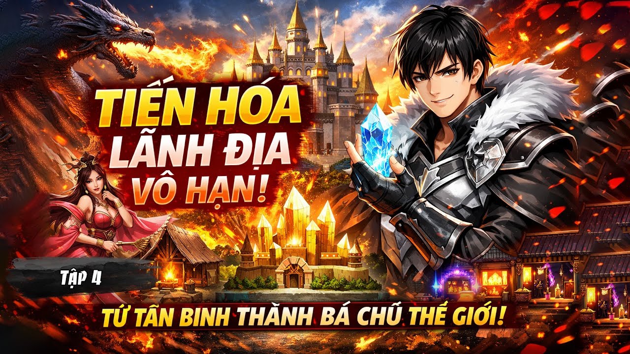Toàn Dân Lĩnh Chủ – Lãnh Địa Vô Hạn Tiên Hóa, Đại Đấu Dị Giới | Audio Truyện Tập 4