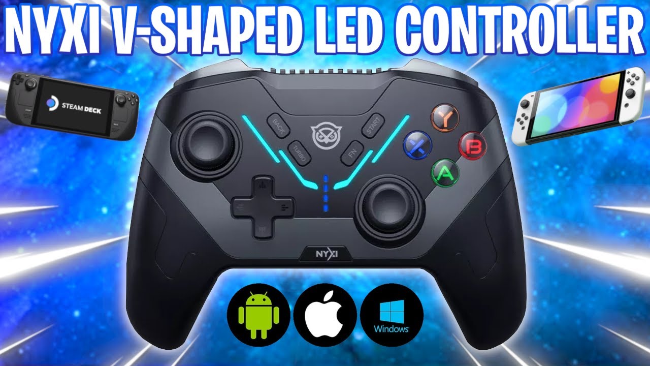 THE BEST MULTI-DEVICE CONTROLLER! - NYXI Wireless V-shaped LED Controller Review