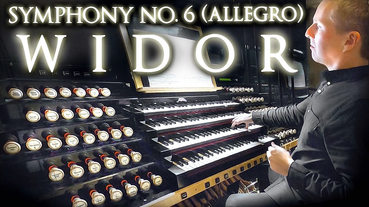 WIDOR - SYMPHONY NO. 6 (ALLEGRO) - JONATHAN SCOTT ORGANIST - ÉVREUX CATHEDRAL ORGAN, FRANCE