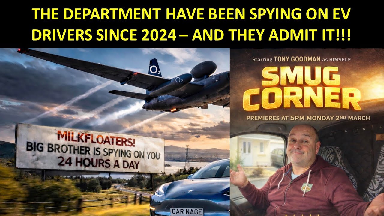 THE DEPARTMENT OF TRANSPORT ADMIT TO SPYING ON EV DRIVERS SINCE 2024 USNG THEIR MOBILE PHONES!!!