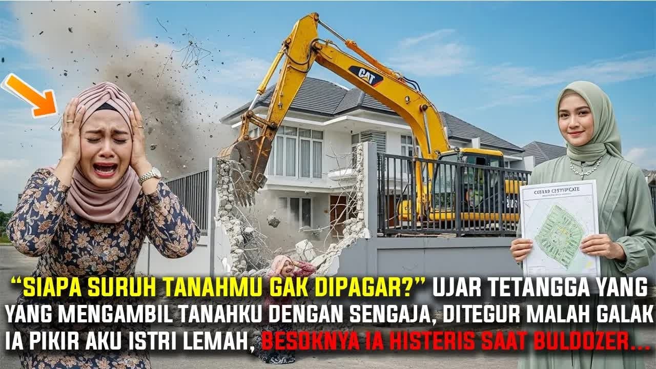 Tetangga Geser Pagar Rumahnya Makan Tanahku, ＂Tanahmu Gak Ada Patoknya!＂ - Besoknya Dia Nangis