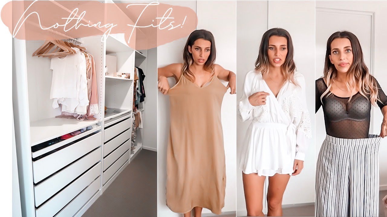 MAJOR WARDROBE CLEAR OUT  | Massive Try On + Weight Loss + Change of Mental State