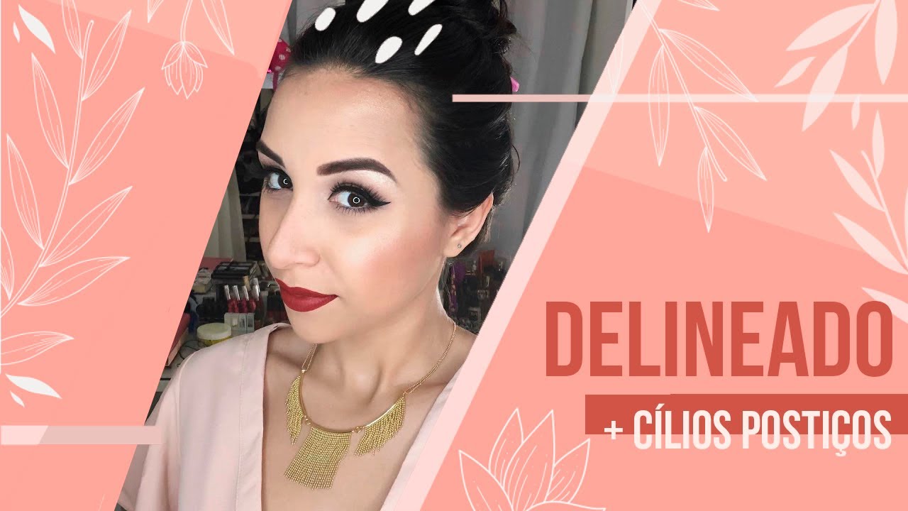 🔴  APRENDA HOJE DELINEADO + CÍLIOS POSTIÇOS | AO VIVO