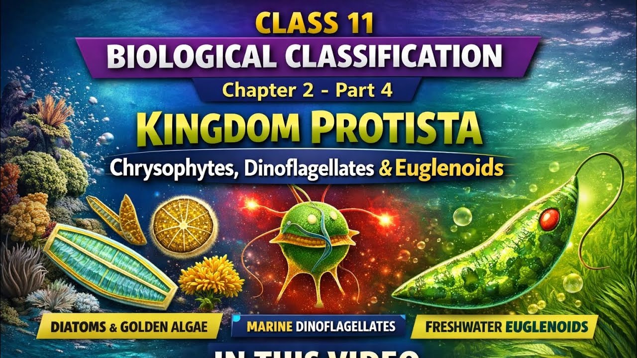  Biological Classification Part 4 | Protista (Easy & Clear Explanation) | Class 11