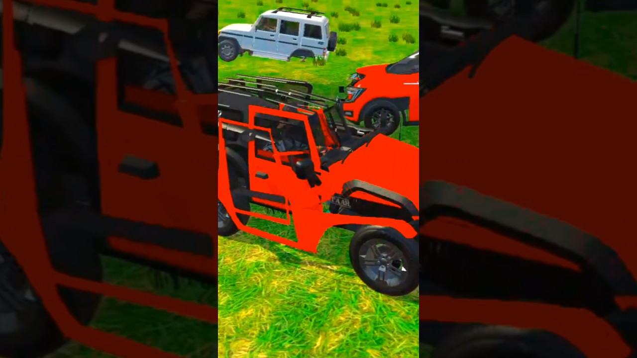 Mera Thar ka Accident Ho Gaya 😭😭 indian vehicles simulator 3D t #thar #bolero #car #automobile #yt