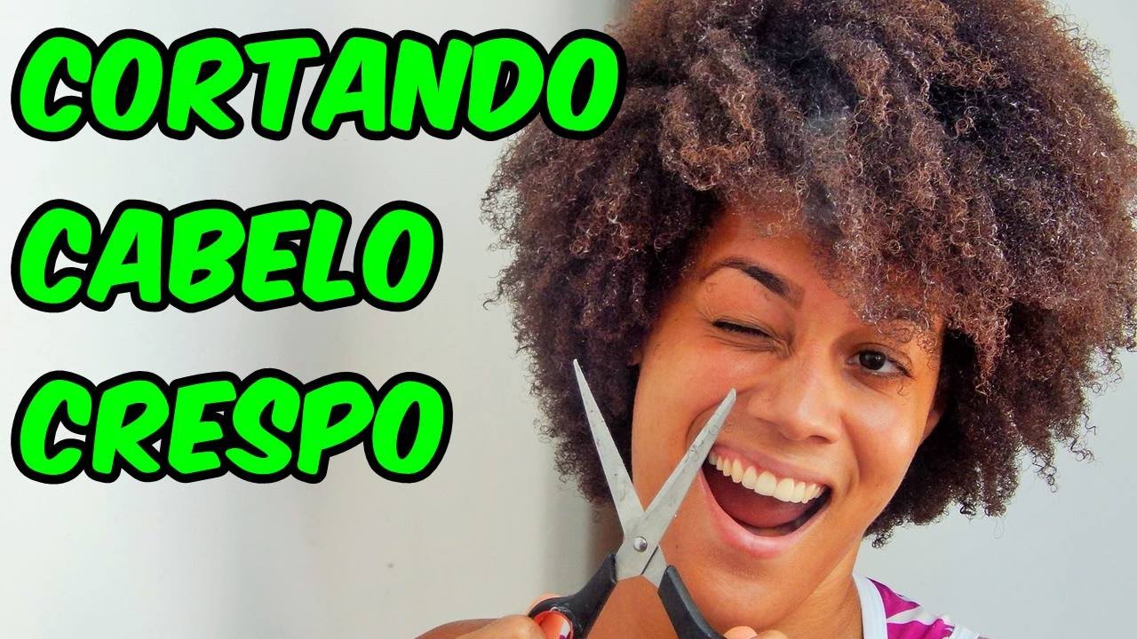 COMO EU CORTEI MEU CABELO CRESPO EM CASA | Rose Hapuque