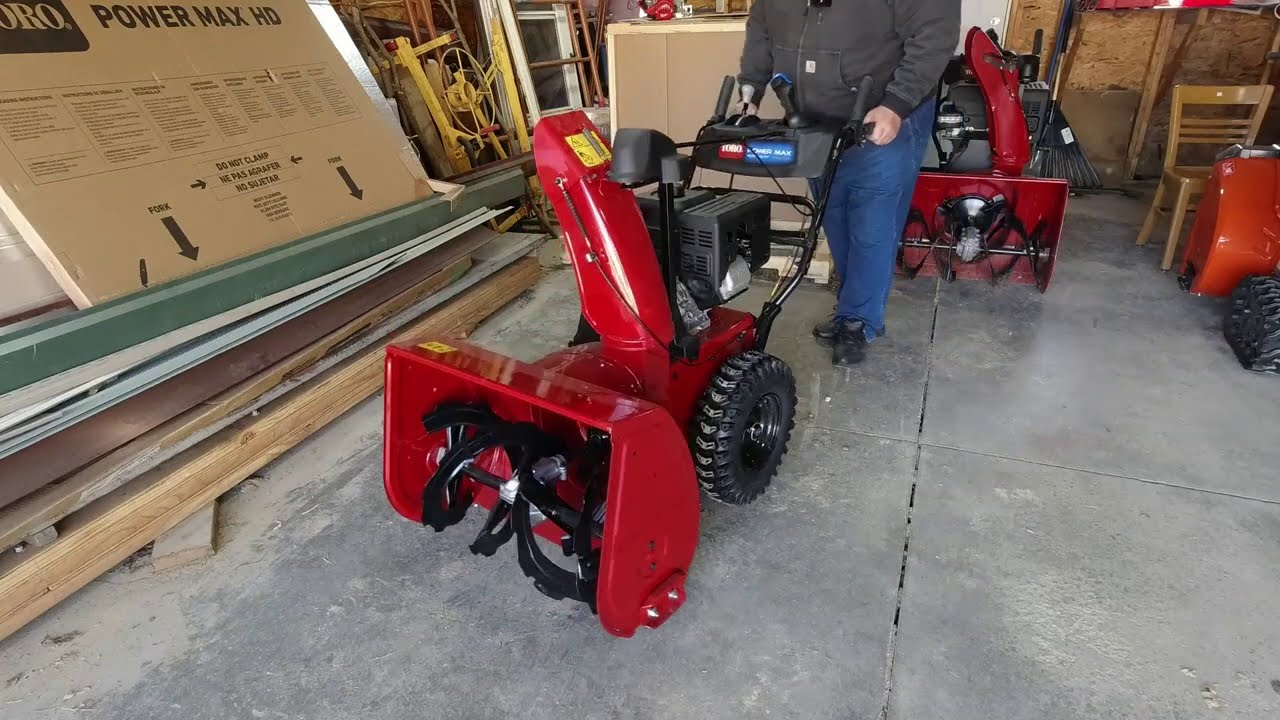Toro Power Max HD 828 OAE Assembly and Setup