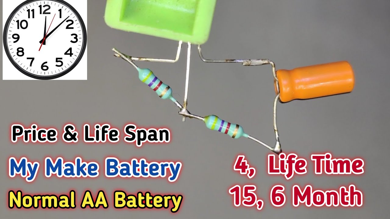 Life Time Battery For Any Clock