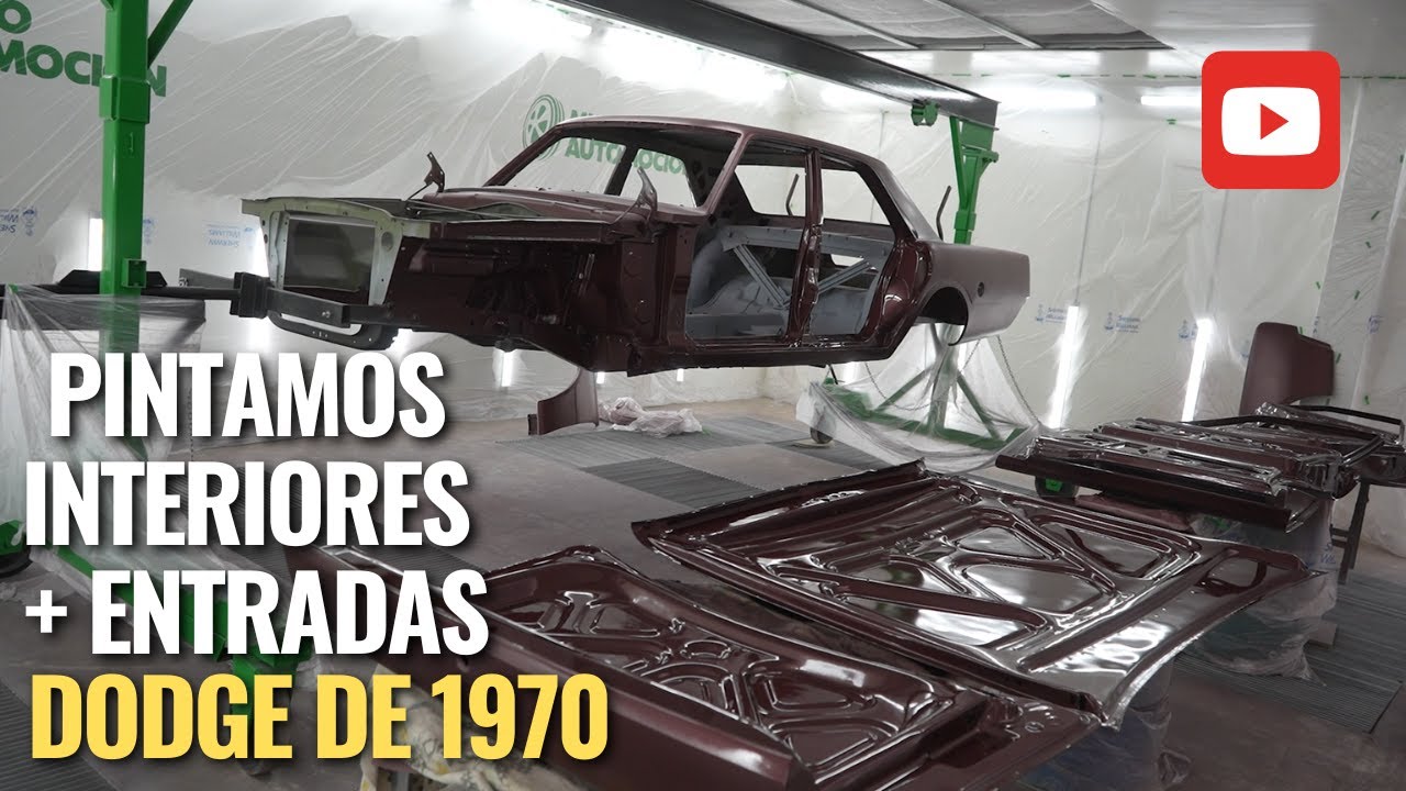Preparando todo para pintar el Dodge de 1970