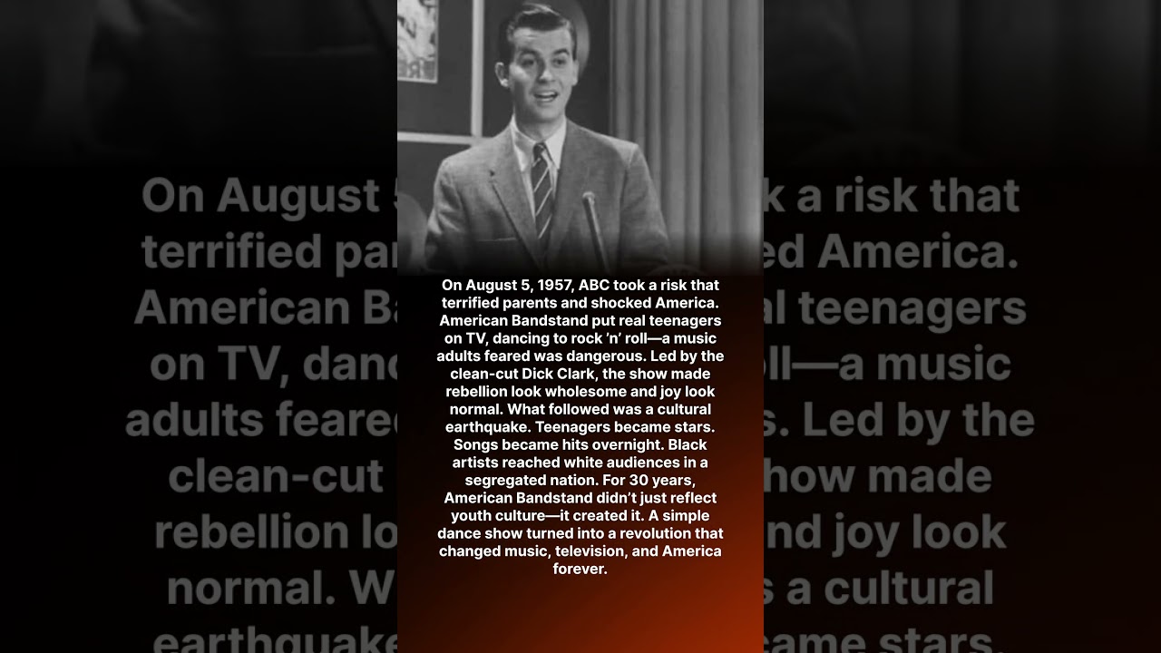 On August 5, 1957, ABC took a risk that terrified parents and