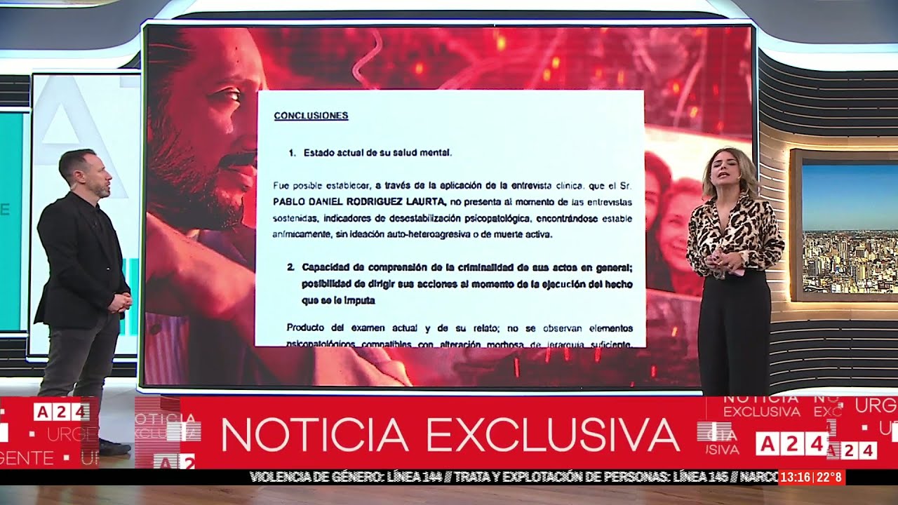 📢 EXCLUSIVO DOBLE FEMICIDIO: LAS PERICIAS A PABLO LAURTA