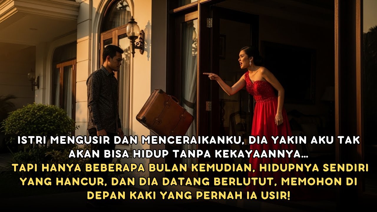 ISTRI MENGIRA MENCERAIKAN DAN MENGUSIRKU AKAN MEMBUATKU HANCUR, TENTU TIDAK DAN LIHAT APA YANG...