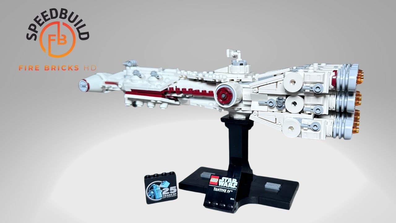 LEGO Star Wars 75376 TANTIVE IV Speed Build 2024