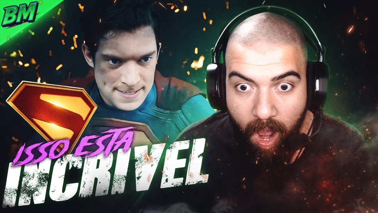 REAGINDO AO NOVO TRAILER DE SUPERMAN #superman #gamer #gaming #game #viral