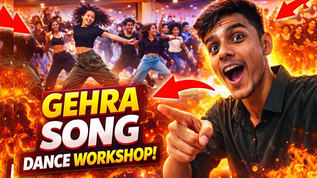 Gehra Hua Song Dance Choreography | Dance Workshop Performance | Full Masti Daily Vlog