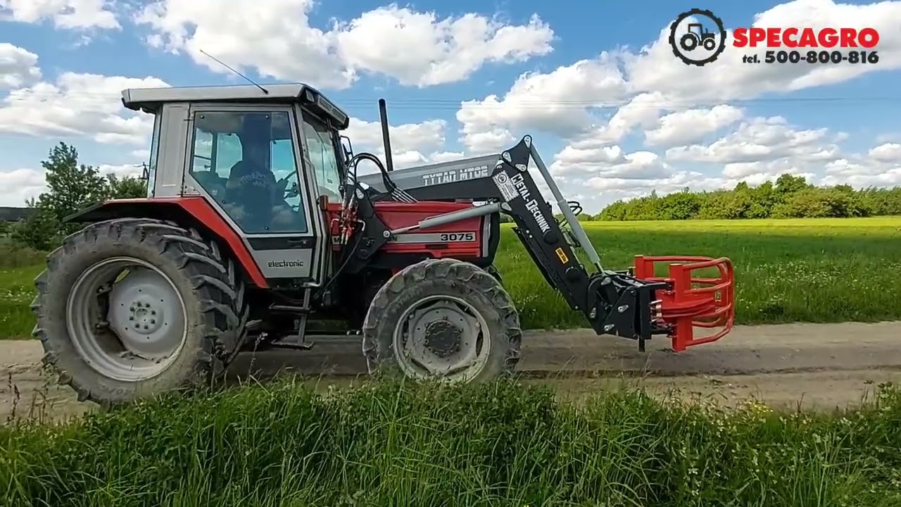 ŁADOWACZ CZOŁOWY TYTAN MT-02 METAL-TECHNIK DO MASSEY FERGUSON 3075 ! MONTAŻ SPECAGRO.PL