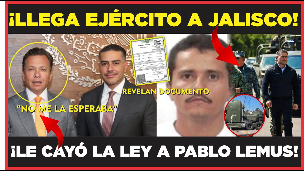 ¡FILTRAN ACTA DEL MENCH0! REVELAN DETALLES DEL FUNERAL, HARFUCH LE CAE DE SORPRESA A PABLO LEMUS