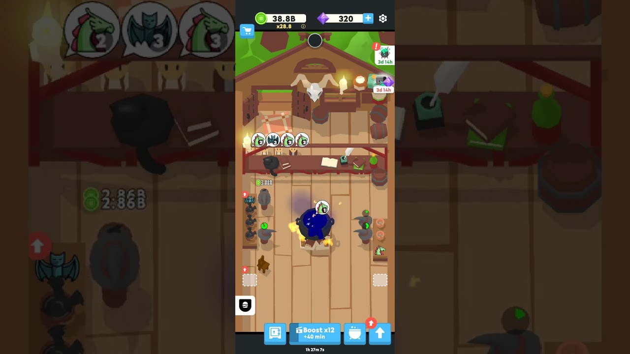 Potion Shop Walkthrough Eatventure (part 1 of 3) #eatventure #mobilegaming #potionshop