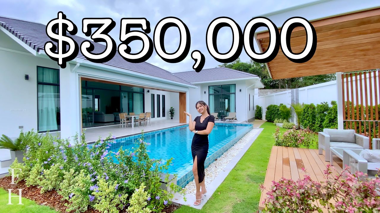 12,900,000 THB ($350,000) Brand New Modern Villa in Hua Hin, Thailand