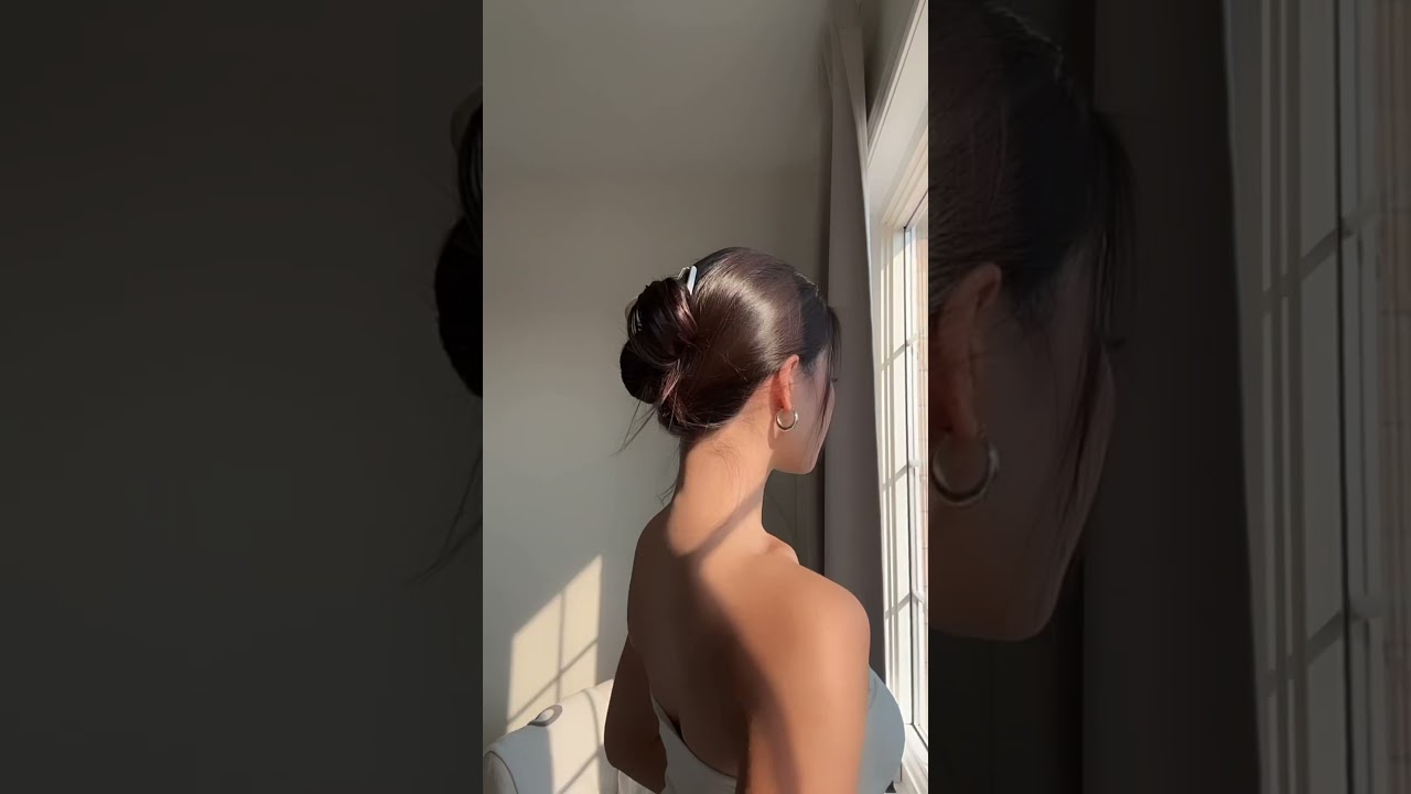 Viral Claw Clip Hairstyle!