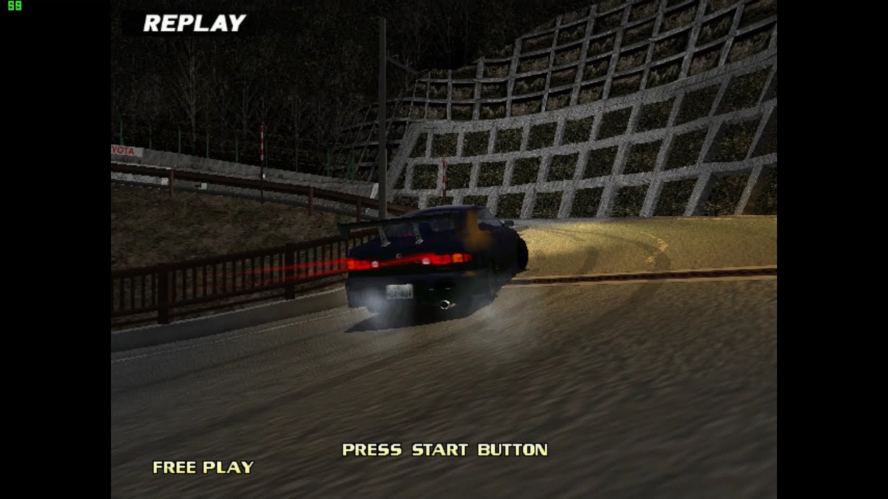 [PC] Initial D Arcade Stage 2 Happogahara Inbound Dry 2'16