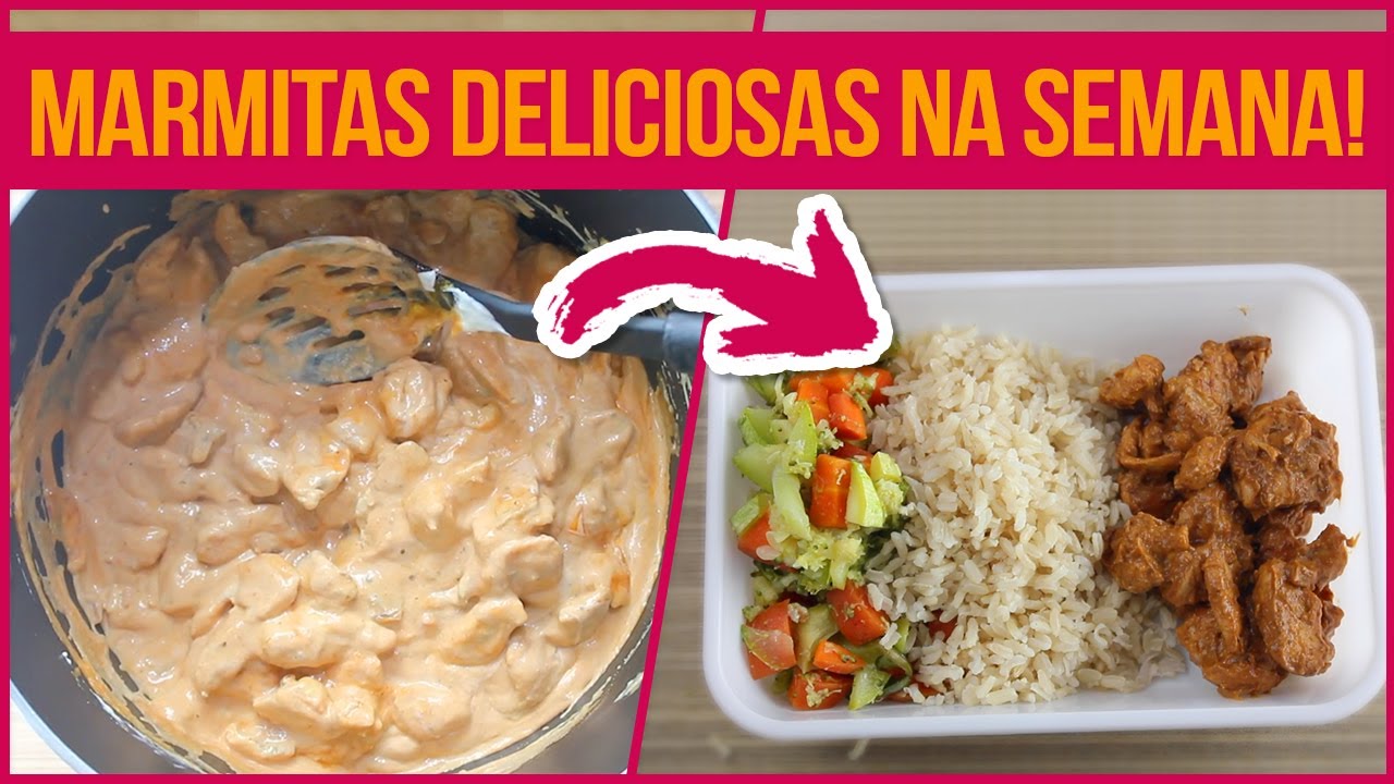 COMO PREPARAR SUAS MARMITAS | FRANGO EM CUBOS! Fáceis, Rápidas e Baratas!