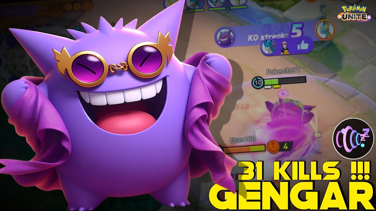 31 KILLS !!! GENGAR PUNISHED ENEMIES FOR THEIR OVER CONFIDENCE 🫡 | POKEMON UNITE