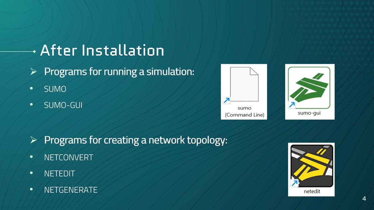 SUMO Tutorial part II - Installation of SUMO