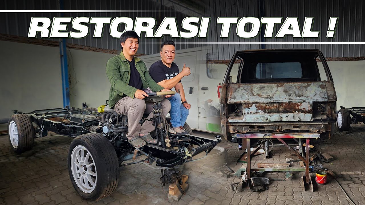 UPDATE L300: BERESIN SASIS DAN KEROK CAT BODI