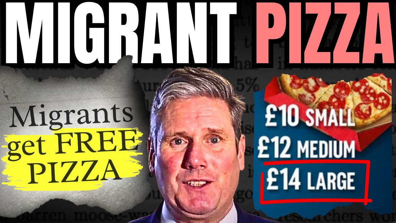 Migrants GIVEN FREE Pizza... (Home Office PROOF)