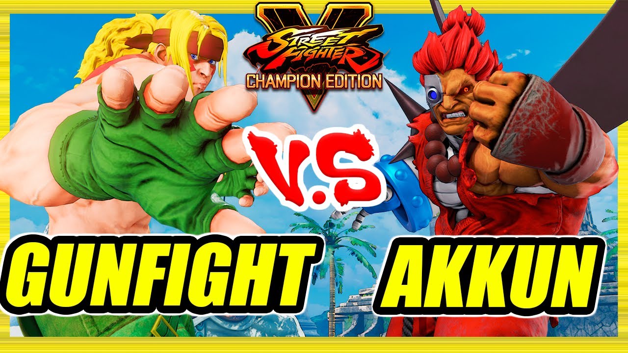 SFV CE 🔥 Gunfight (Alex) vs Akkun (Akuma) 🔥 Ranked Set 🔥 Street Fighter 5