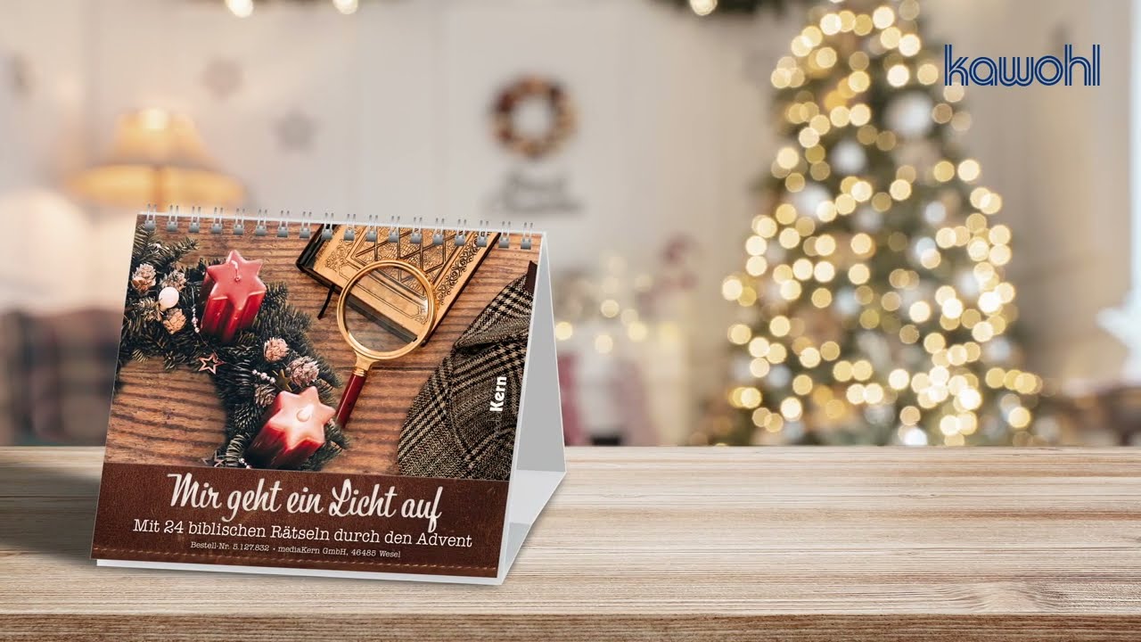 Adventskalender: Bibelr&auml;tsel & Drehscheiben | Kawohl Verlag