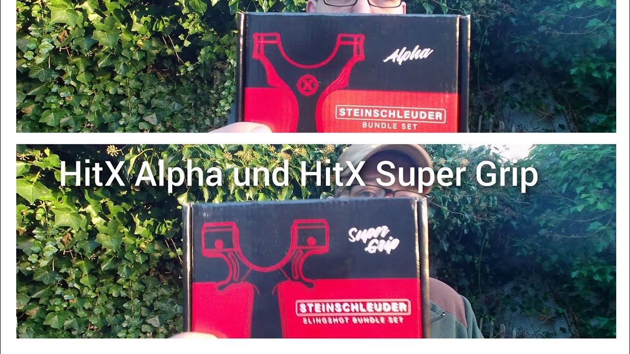 HitX Alpha und HitX Super Grip von Amazon im Test #slingshot #survival #outdoors #fy #fyp #fypシ