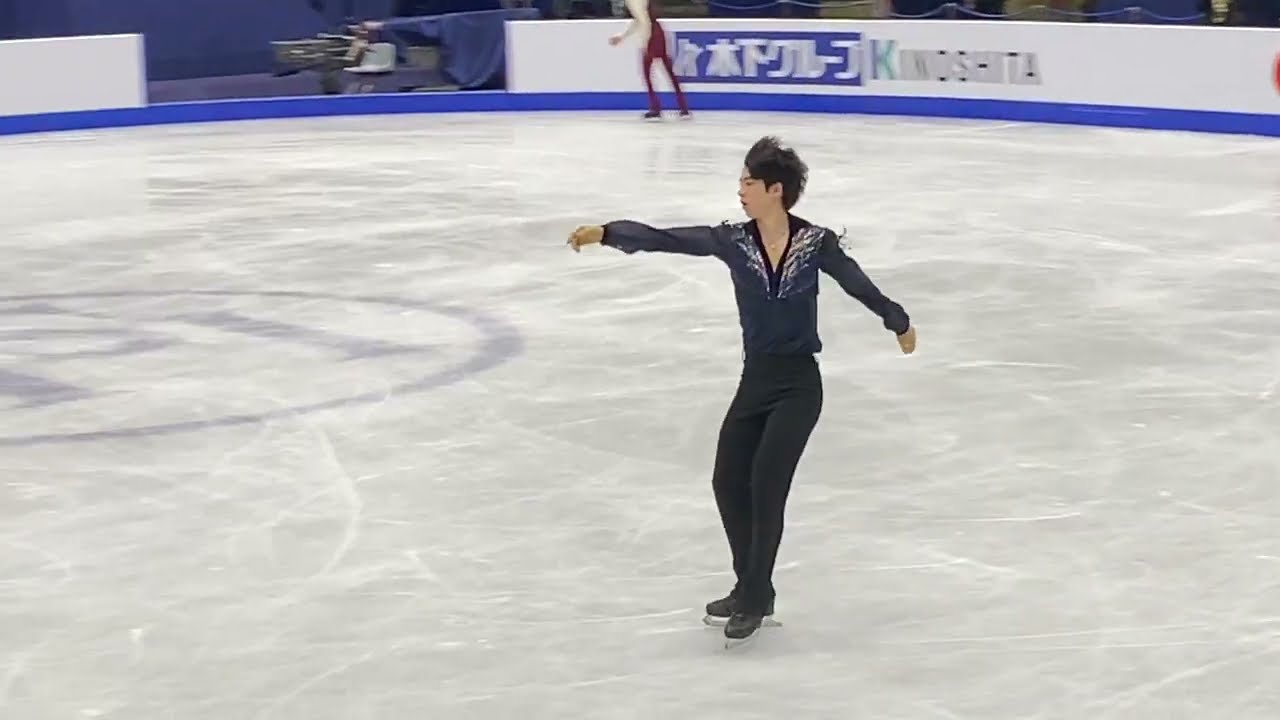 Cha Junhwan 차준환 FS practice World Figure Skating Championships 2022 (26.03.22)