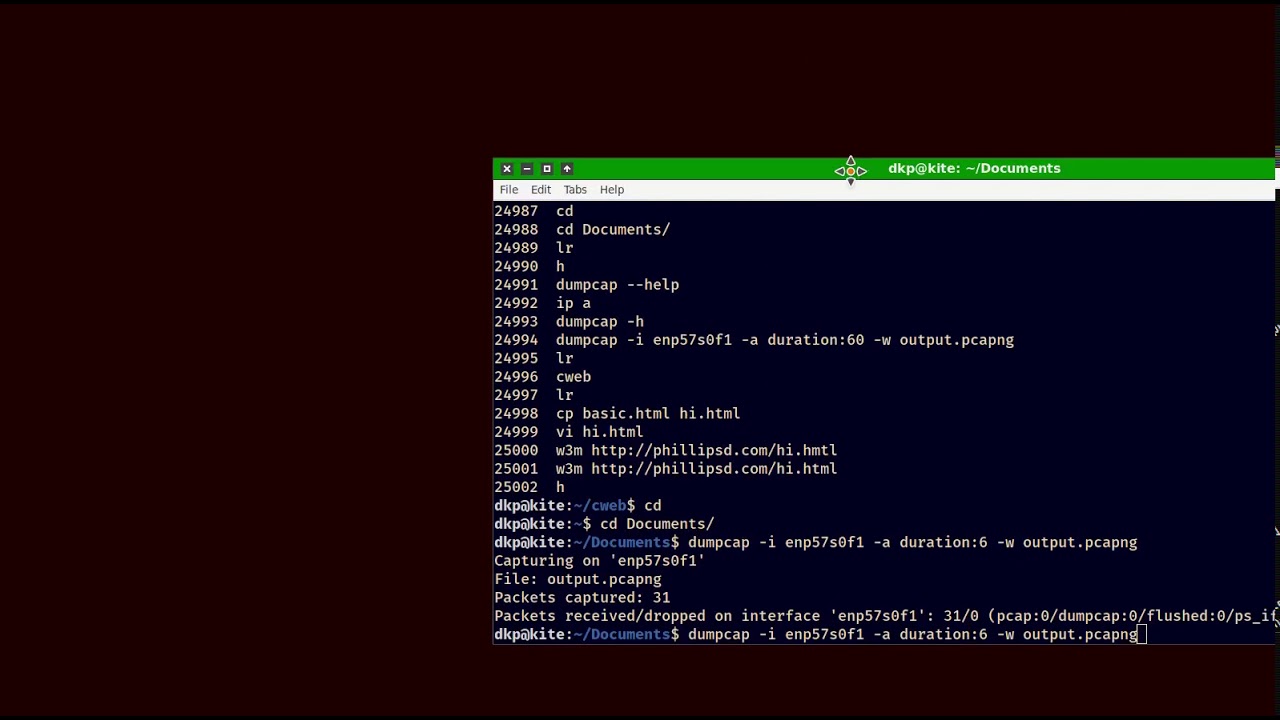 Very fast wireshark demo