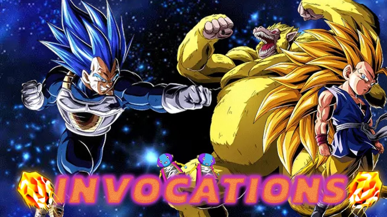 Invocation Végéta et Goku SSJ3! Une pluie de LR !!!! DOKKAN BATTLE