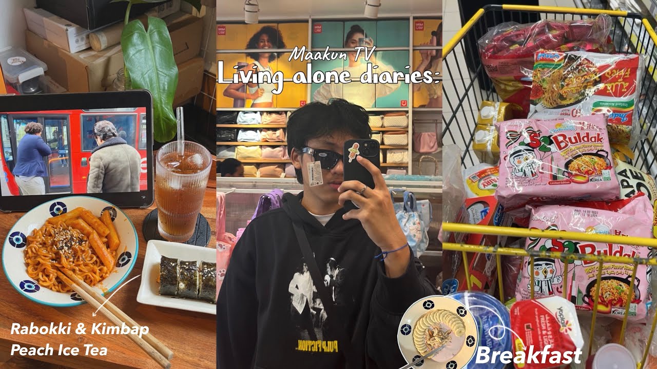 Life of introvert boy || Living alone diaries || aesthetic vlog 🍵