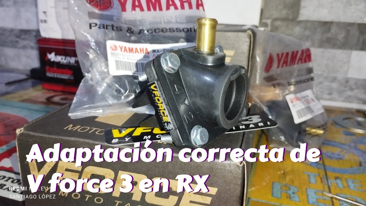 Adaptación correcta de v force 3 (no hay que ampliar caja torque)en RX 100, 115 y calibmatic