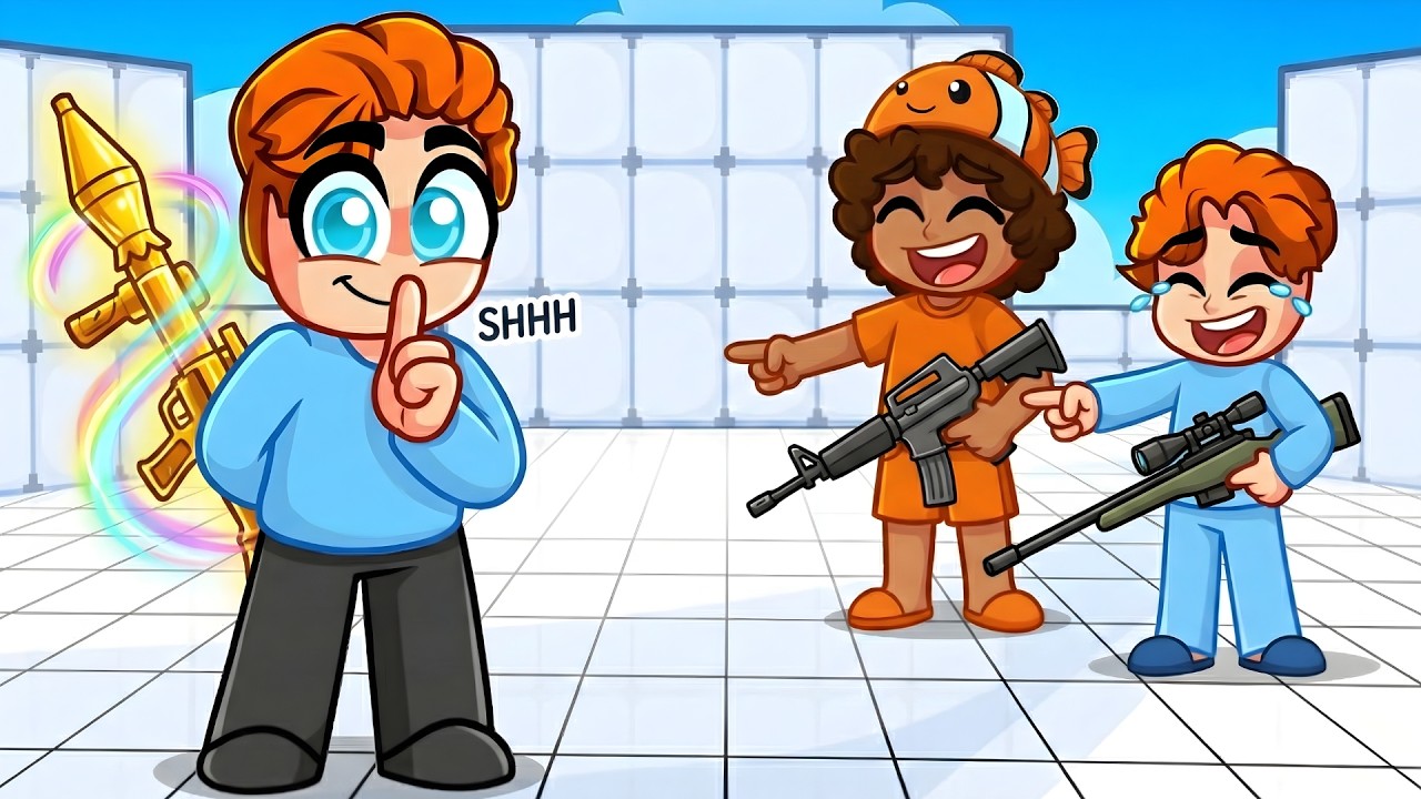 Låtsas Vara Noob i 24 Timmar För Att Pranka Bebis Perik I Roblox Rivals