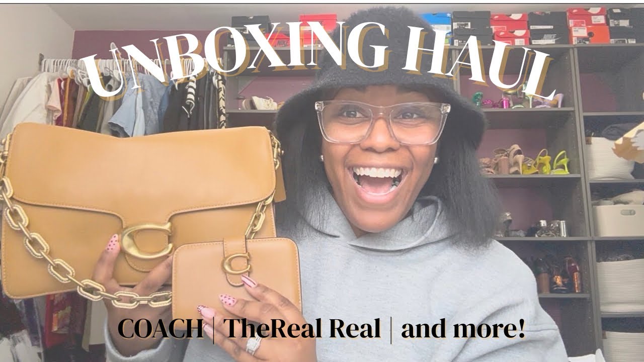 FIRST UNBOXING OF 2026! COACH | THEREAL REAL | AND MORE!