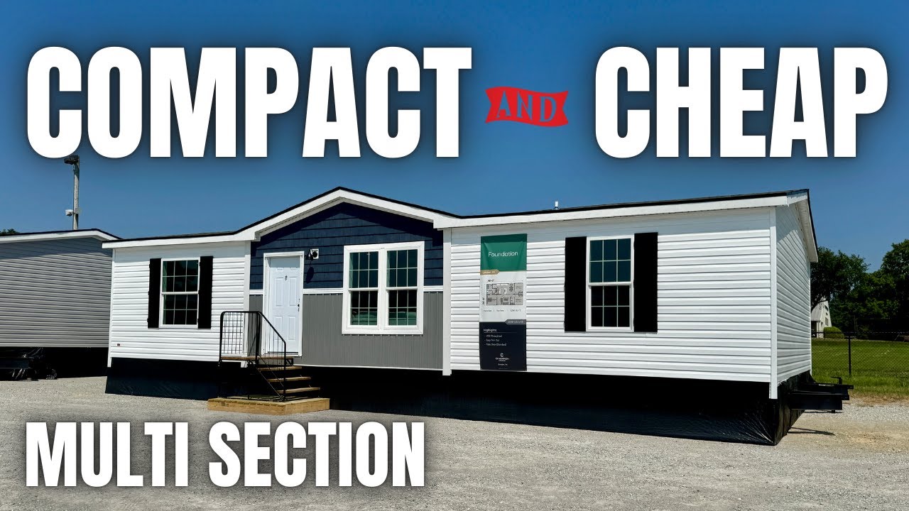 This SMALL & AFFORDABLE mobile home just DROPPED on the market! Prefab House Tour